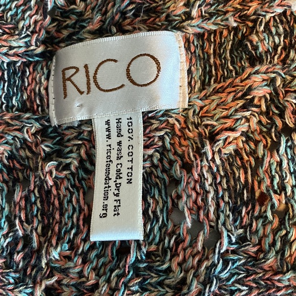 RICO Multi-Color Shawl - Picture 6 of 6